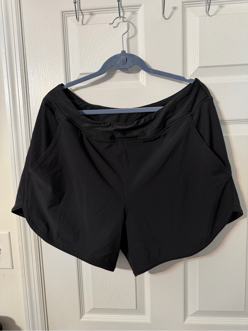 Lands' End Black Women's Swim Athletic Shorts